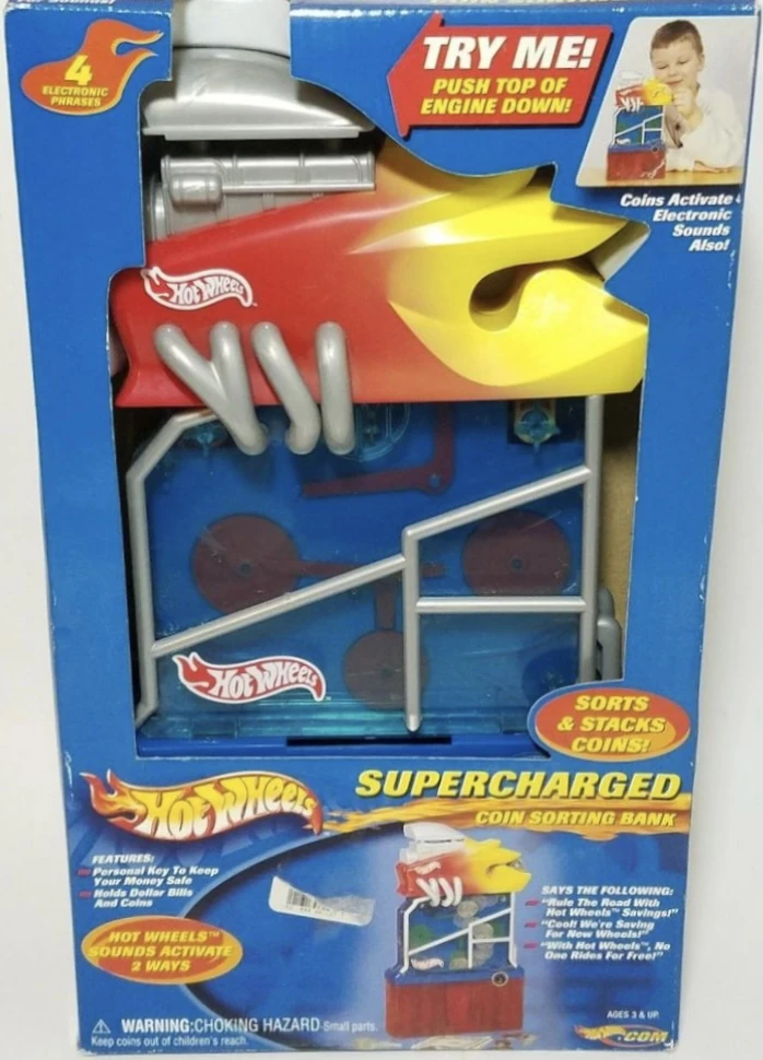 Supercharged Coin Sorting Bank