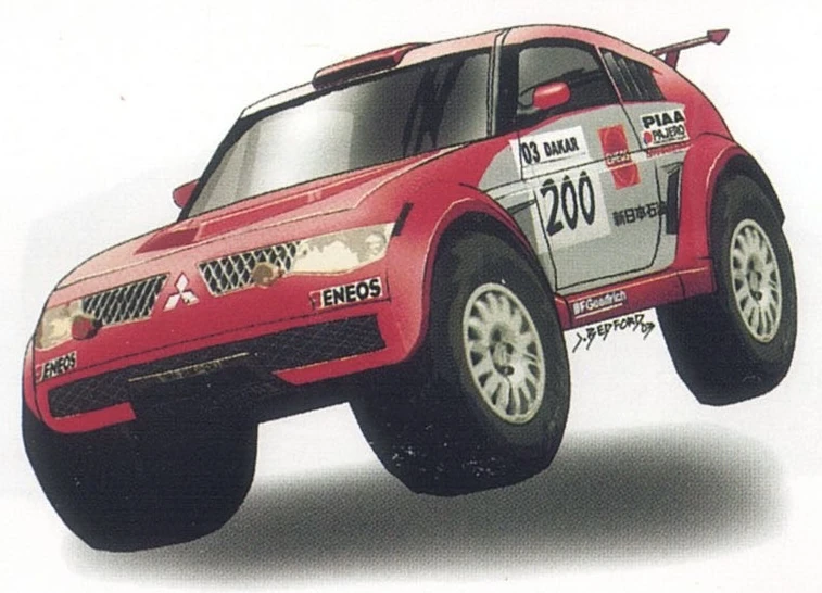 Mitsubishi Pajero Evolution ('Tooned)