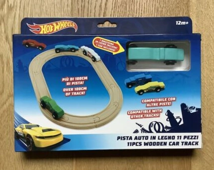 11pcs Wooden Car Track